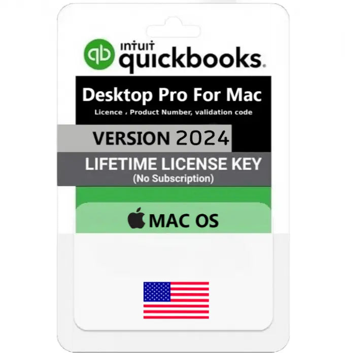 QuickBooks Desktop Pro 2024 For mac – lifetime license, not a Subscription